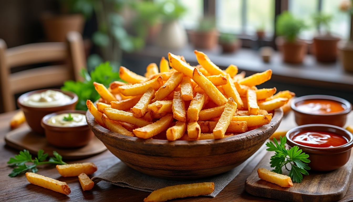 découvrez nos astuces infaillibles pour préparer des frites croustillantes et savoureuses, tout en respectant les normes halal. transformez vos repas avec cette recette facile et délicieuse qui ravira vos papilles !