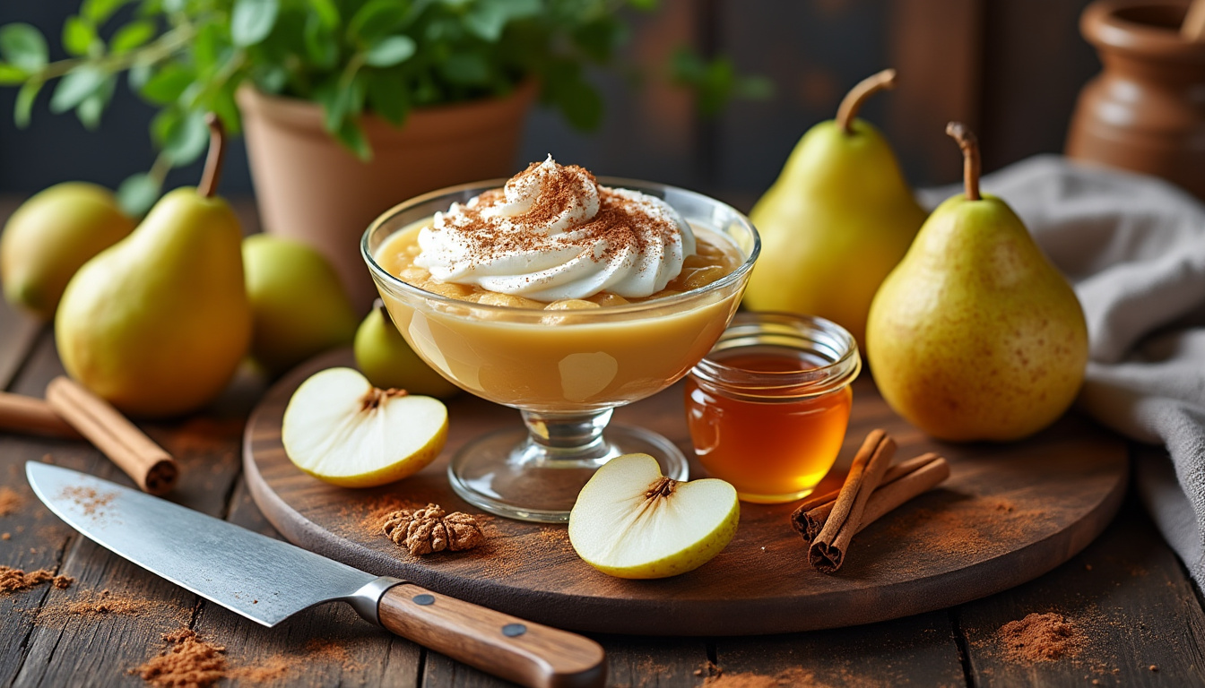 découvrez nos astuces simples et délicieuses pour préparer un dessert à la compote de poires halal. idéal pour régaler vos proches avec une recette saine et savoureuse, cette douce préparation met en valeur la saveur des poires tout en respectant vos choix alimentaires.