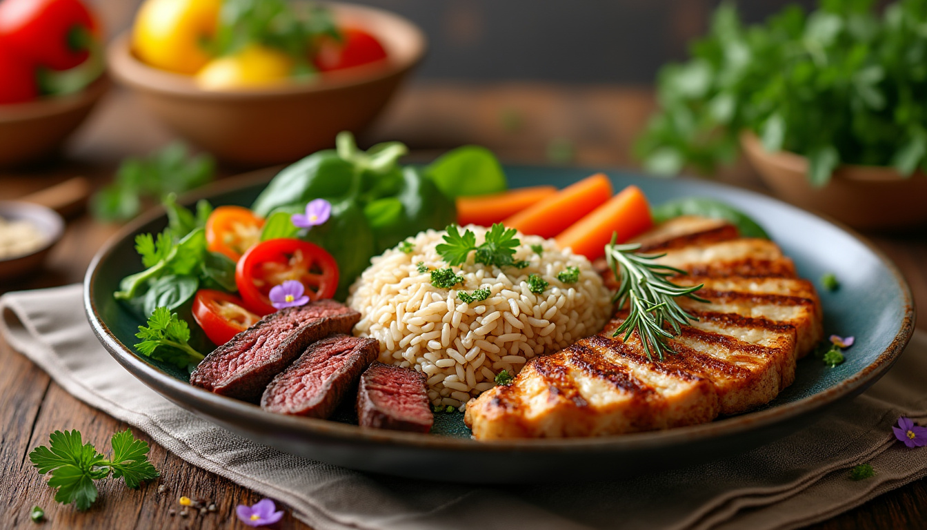 découvrez nos astuces pour préparer un plat complet savoureux en associant des céréales nutritives, des légumes frais et des viandes certifiées halal. une recette facile et équilibrée qui ravira toute la famille !