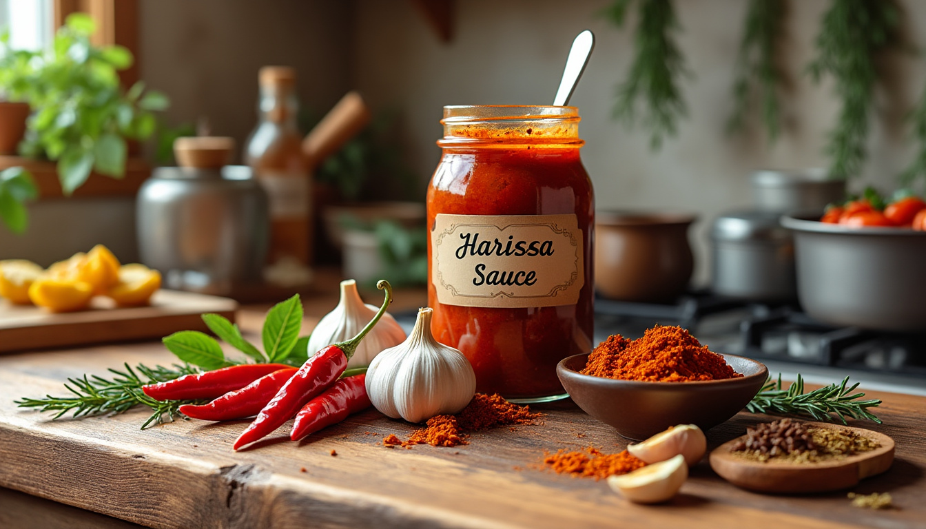 découvrez notre astuce facile et rapide pour préparer une délicieuse sauce harissa maison, idéale pour accompagner vos plats tout en respectant les règles halal. ajoutez une touche épicée et savoureuse à vos recettes avec cette préparation authentique et faite maison !