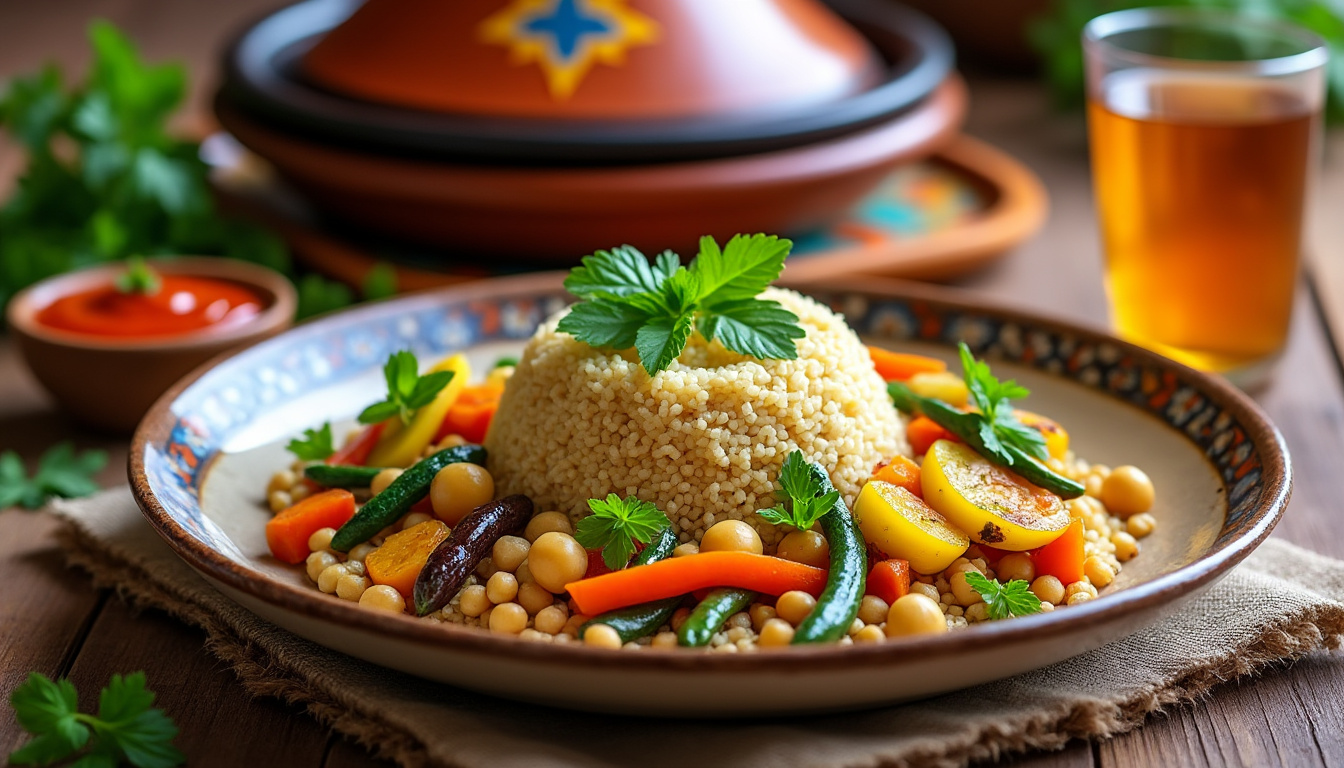 découvrez nos astuces pour réussir un délicieux couscous aux sept légumes halal. suivez nos conseils pratiques et savourez ce plat emblématique de la cuisine méditerranéenne, riche en saveurs et en couleurs.
