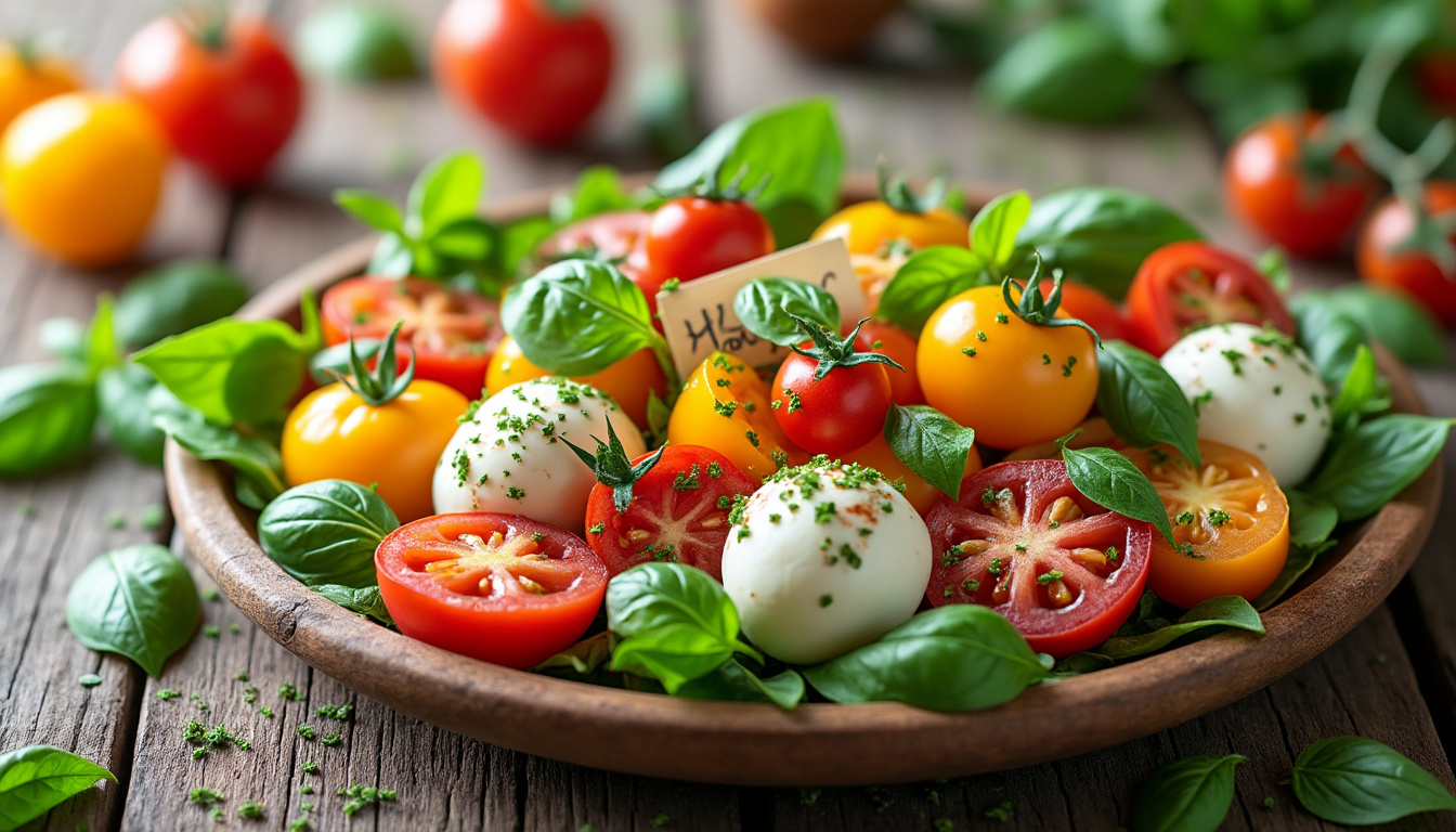 découvrez nos astuces infaillibles pour préparer une délicieuse salade de tomates, basilic et mozzarella halal. apprenez à marier les saveurs fraîches et authentiques de ces ingrédients pour un plat savoureux et rafraîchissant, parfait pour toutes les occasions.