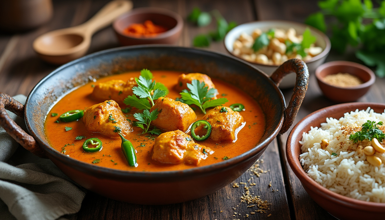 découvrez une délicieuse recette de curry de poulet halal, alliant épices savoureuses et ingrédients frais. parfait pour un repas en famille ou entre amis, ce plat généreux ravira les papilles de tous les gourmets.