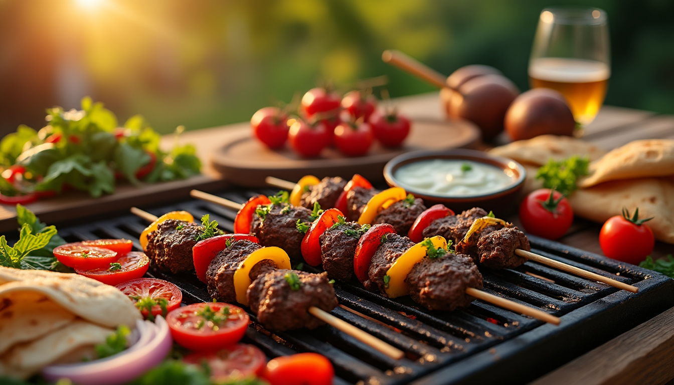 découvrez notre délicieuse recette de kebab de bœuf halal maison, facile à préparer et pleine de saveurs. suivez nos étapes simples pour réaliser ce plat savoureux qui ravira vos invités et animera vos repas. idéal pour un déjeuner convivial ou un dîner en famille, régalez-vous avec cette expérience culinaire unique !