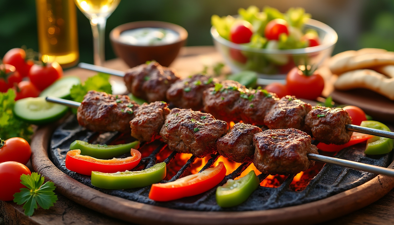 découvrez notre délicieuse recette de kebab de bœuf halal maison ! préparez des brochettes savoureuses et épicées facilement avec des ingrédients frais. parfait pour un repas en famille ou entre amis.