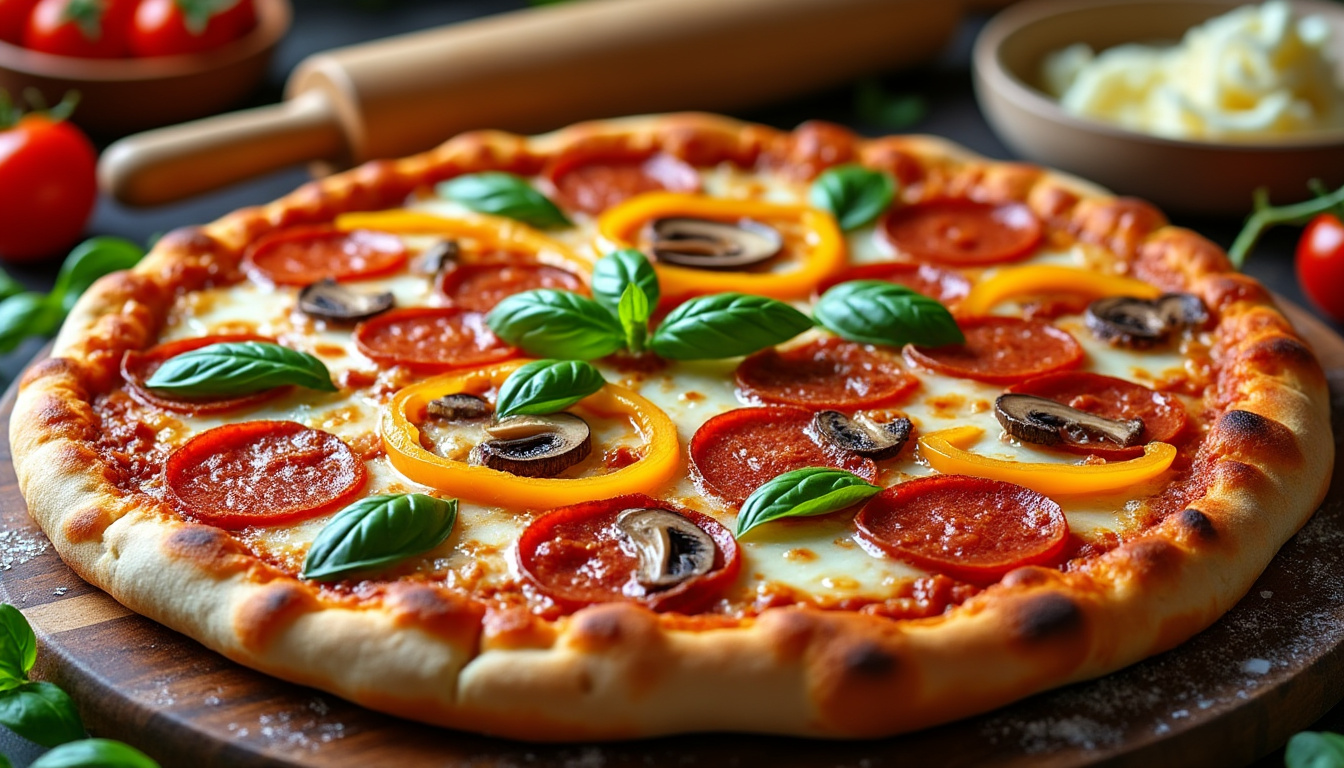 découvrez notre délicieuse recette de pizza maison halal, facile à préparer, avec des ingrédients frais et savoureux. idéale pour régaler votre famille et vos amis, cette pizza allie authenticité et goût. suivez nos étapes simples pour réaliser une pâte parfaite et des garnitures variées, pour une expérience culinaire inoubliable.