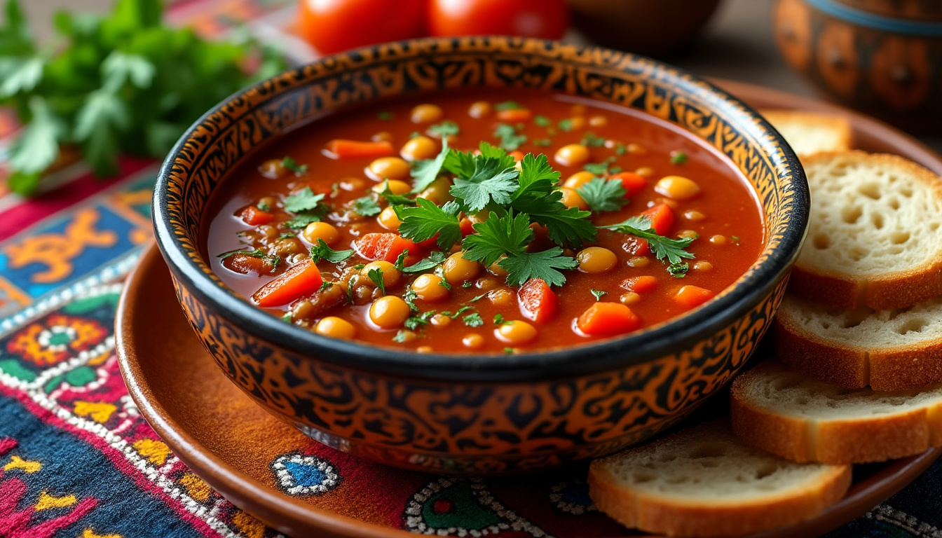 découvrez notre délicieuse recette de soupe harira marocaine halal, un plat réconfortant et riche en saveurs, parfait pour les repas en famille ou lors du ramadan. préparez cette soupe traditionnelle avec des ingrédients frais et savourez un voyage culinaire au cœur du maroc.