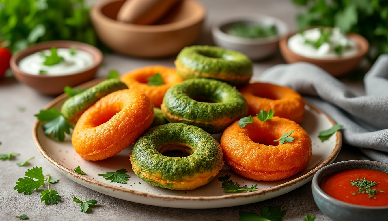 découvrez notre astuce infaillible pour préparer des beignets de légumes croustillants, savoureux et 100% halal. idéals pour vos repas en famille ou entre amis, ces beignets allient goût et texture croquante. suivez notre recette simple et régalez-vous !