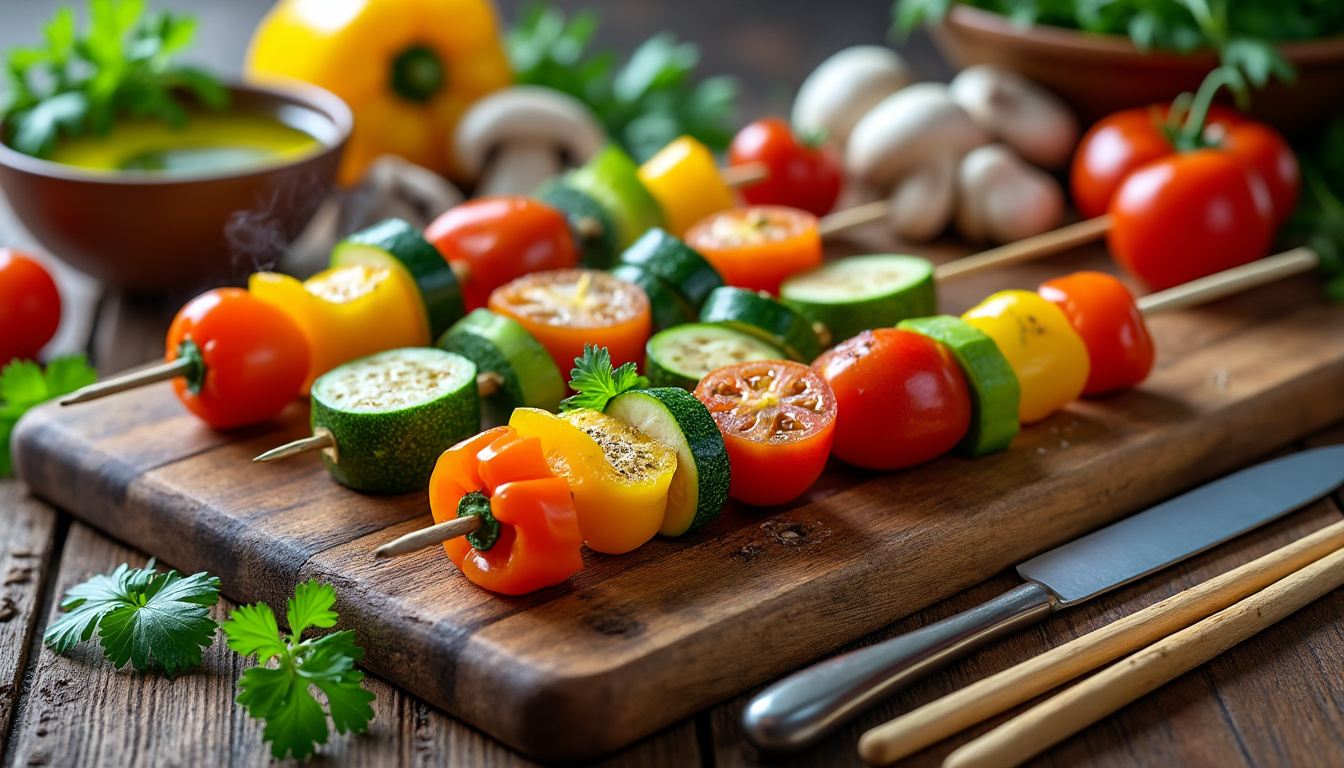 découvrez nos astuces pratiques pour préparer de délicieuses brochettes de légumes halal. apprenez à mariner, assembler et cuire vos légumes préférés pour un plat savoureux et coloré, parfait pour vos barbecues et repas festifs.