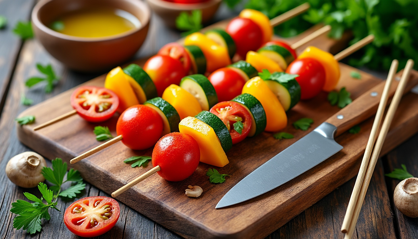 découvrez des astuces simples et délicieuses pour préparer des brochettes de légumes halal, parfaites pour vos barbecues et repas estivaux. alliez saveurs, couleurs et respect des traditions avec cette recette conviviale.