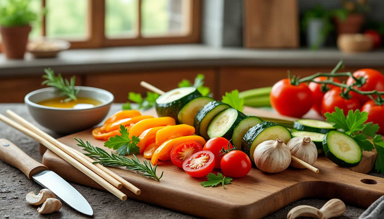 découvrez nos meilleures astuces pour préparer des brochettes de légumes halal savoureuses et créatives. idéales pour vos barbecues et repas en famille, ces recettes colorées raviront tous les gourmets, tout en respectant vos convictions alimentaires.