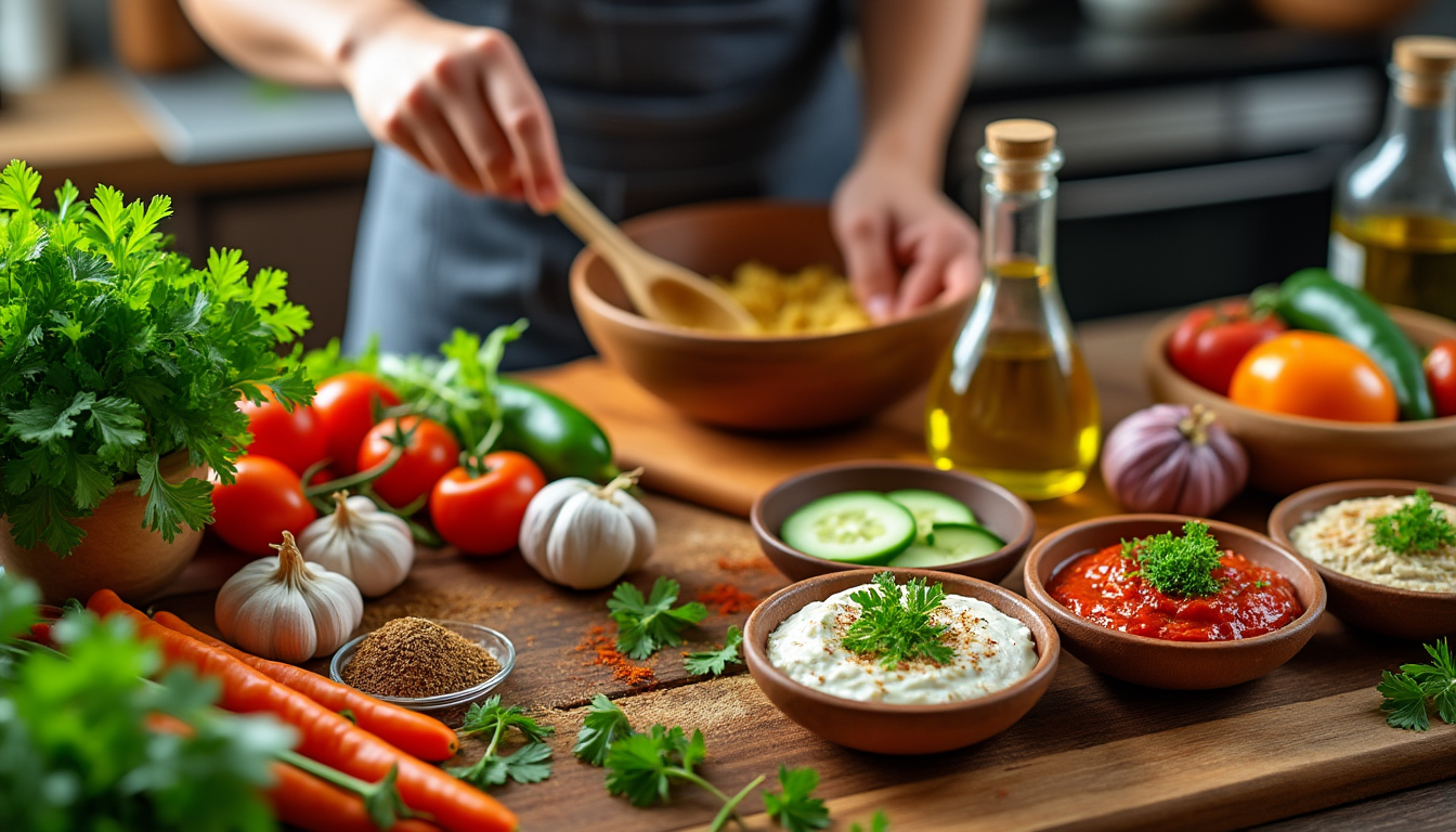 découvrez des astuces simples et savoureuses pour préparer des sauces maison halal. transformez vos plats quotidiens en délices gourmands grâce à nos conseils pratiques et recettes faciles à réaliser.