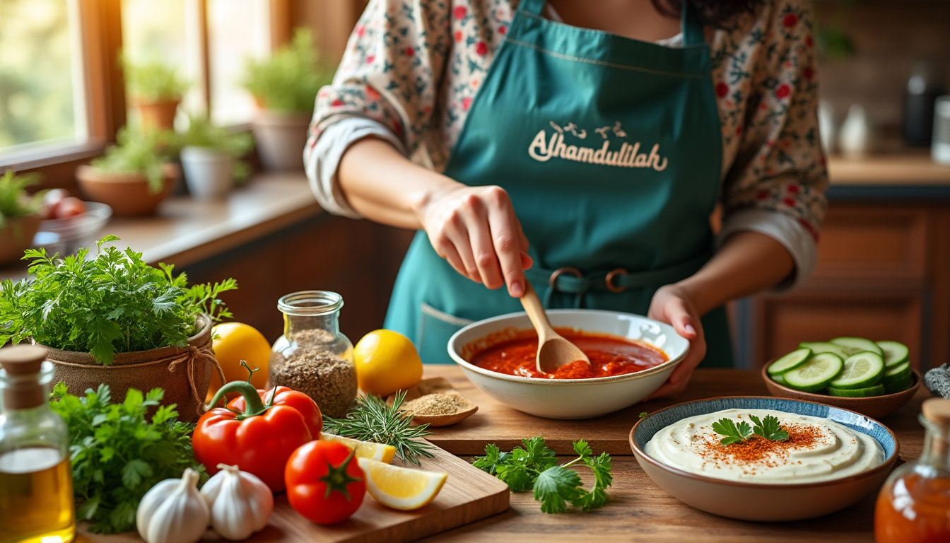 découvrez des astuces simples et délicieuses pour préparer des sauces maison halal. éveillez vos papilles avec des recettes savoureuses qui respecteront vos convictions culinaires. parfaites pour accompagner vos plats préférés, ces sauces vous permettront de régaler votre famille et vos amis.