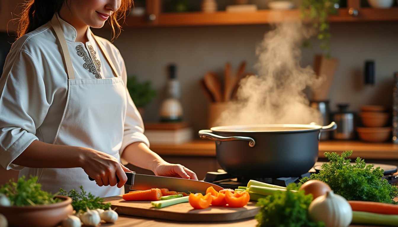 découvrez nos astuces simples et délicieuses pour préparer un bouillon de légumes halal, riche en saveurs et en nutriments. parfait pour vos soupes et plats de tous les jours, ce bouillon est une base saine qui respectent vos convictions alimentaires.