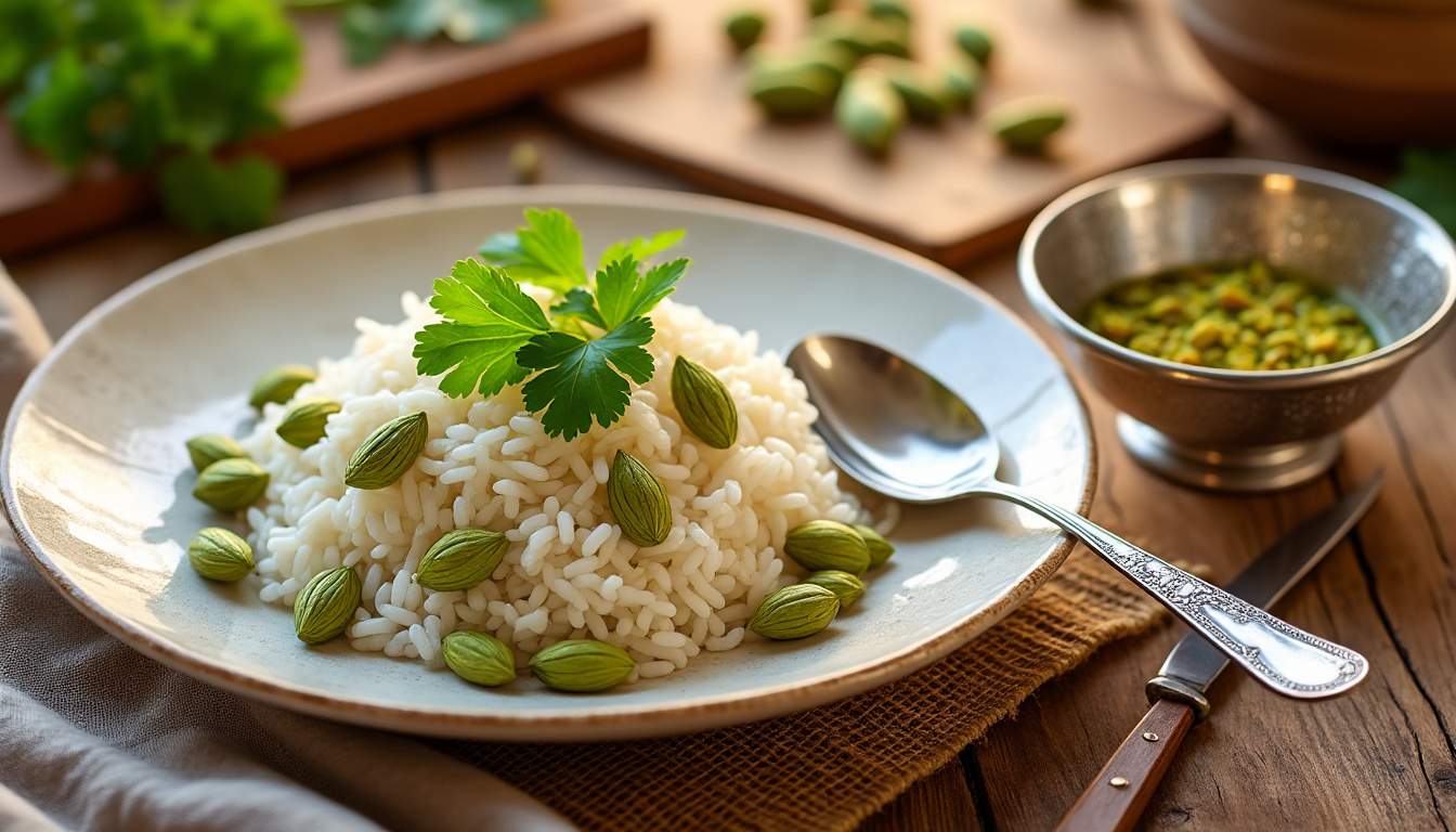 découvrez une délicieuse astuce pour préparer un riz à la cardamome halal qui éveillera vos papilles. suivez nos conseils simples pour un plat parfumé, parfait pour accompagner vos repas.