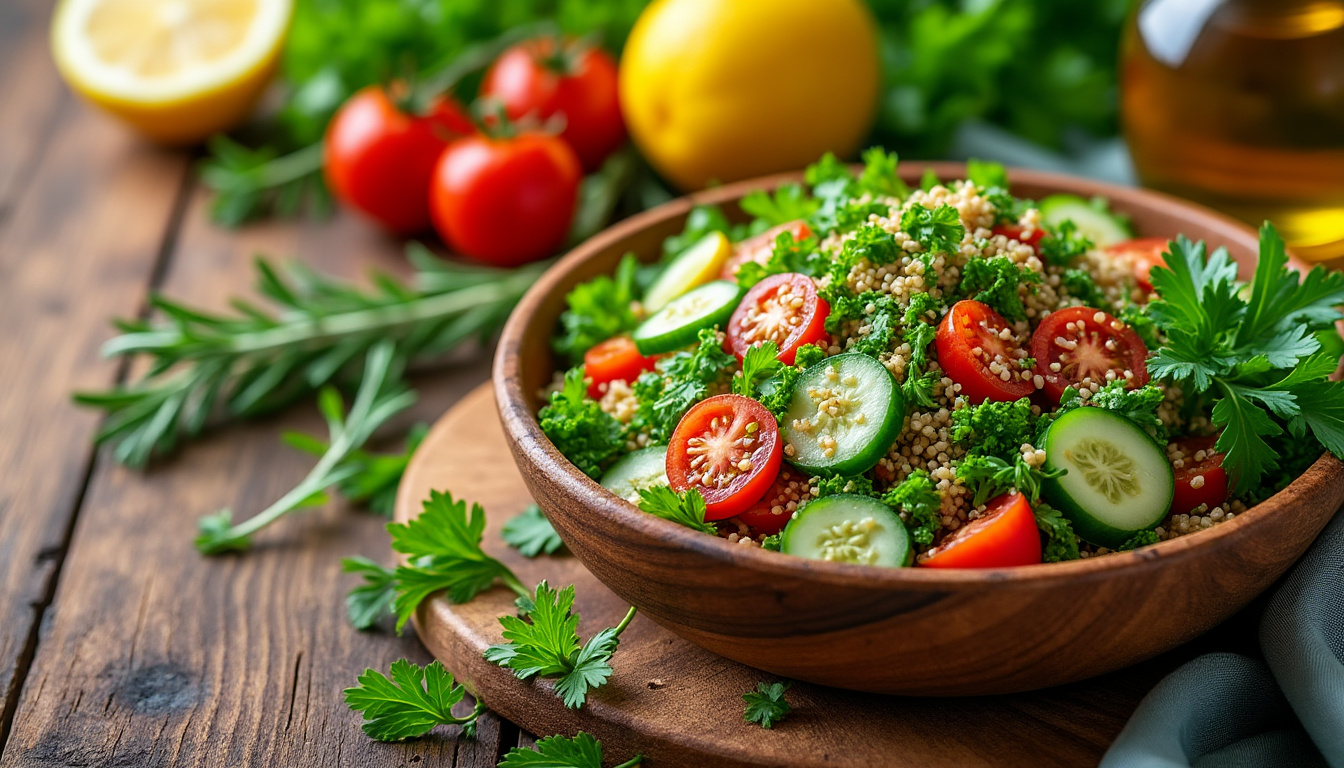découvrez nos astuces pour préparer un délicieux taboulé frais, halal et plein de saveurs. idéal pour accompagner vos repas ou en apéritif, suivez nos conseils pour concocter ce plat traditionnel libanais avec des ingrédients sains et naturels.