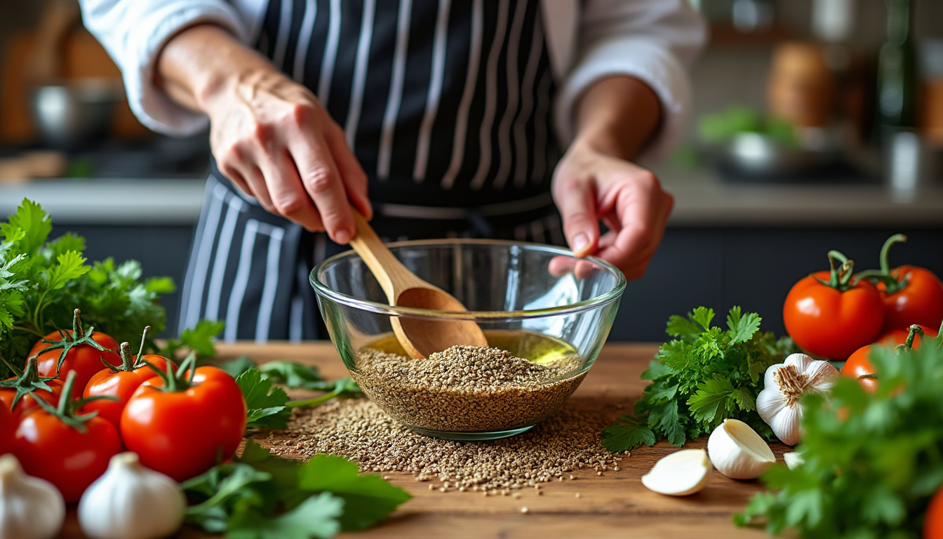 découvrez notre astuce simple et rapide pour préparer une marinade savoureuse au cumin et à la coriandre, idéale pour vos plats halal. subtil mélange d'épices, cette marinade rehaussera le goût de vos viandes et légumes, apportant une touche exquise à vos recettes.
