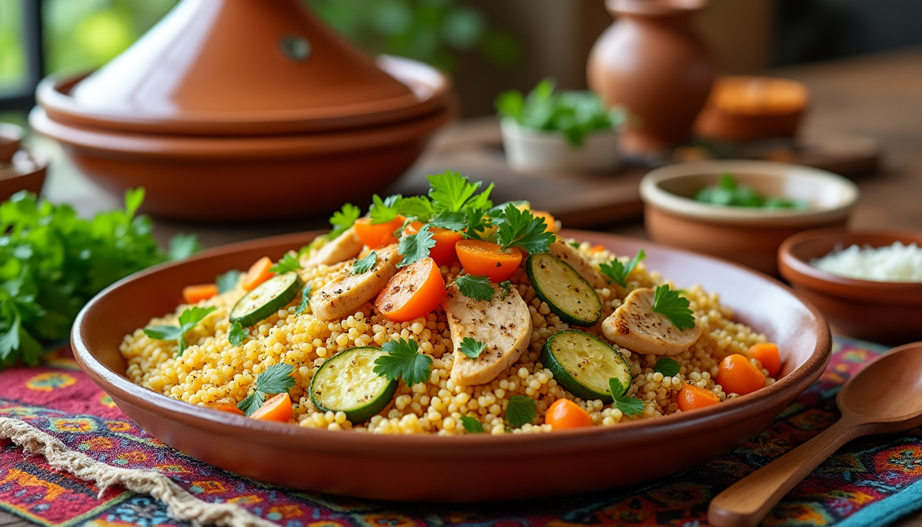 découvrez nos astuces pour préparer un couscous léger et savoureux, respectant les normes halal. apprenez à équilibrer les ingrédients et à maîtriser les techniques de cuisson pour un plat délicat et nutritif qui ravira vos convives.