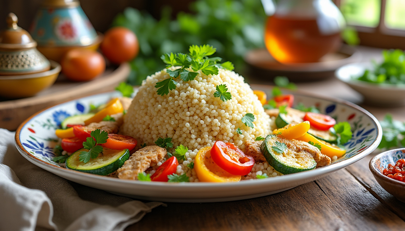 découvrez nos astuces pour préparer un couscous léger et savoureux, parfaitement adapté aux régimes halal. suivez nos conseils pour allier légèreté et authenticité dans ce plat traditionnel.