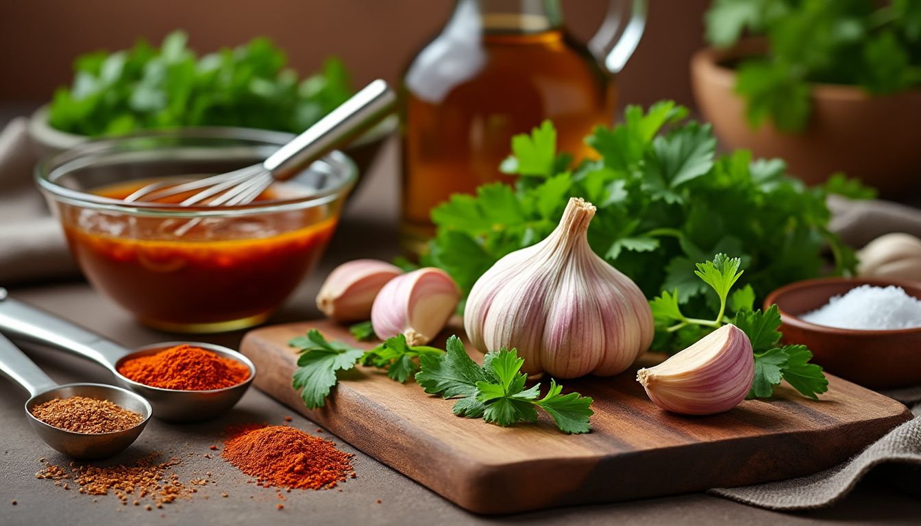 découvrez nos astuces pour préparer une marinade à l'ail halal savoureuse et aromatique. parfaite pour rehausser vos plats de viande, cette recette simple vous garantit des saveurs inoubliables. idéale pour vos barbecues et repas familiaux.