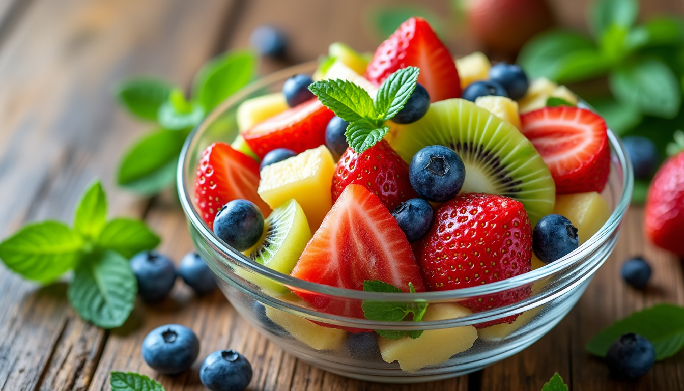découvrez notre astuce simple et délicieuse pour réaliser une salade de fruits à la menthe halal. parfaite pour les chaudes journées d'été, cette recette fraîche et légère saura ravir vos papilles avec une combinaison de fruits juteux et d'une touche de menthe aromatique.