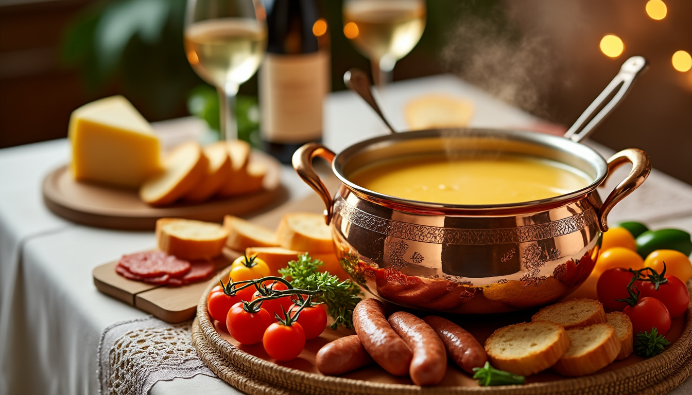découvrez des astuces infaillibles pour réussir une délicieuse fondue au fromage halal. des conseils pratiques pour mélanger les fromages, choisir les ingrédients adaptés et créer une expérience conviviale et savoureuse lors de votre prochaine soirée. régalez vos invités avec cette recette authentique et savoureuse!