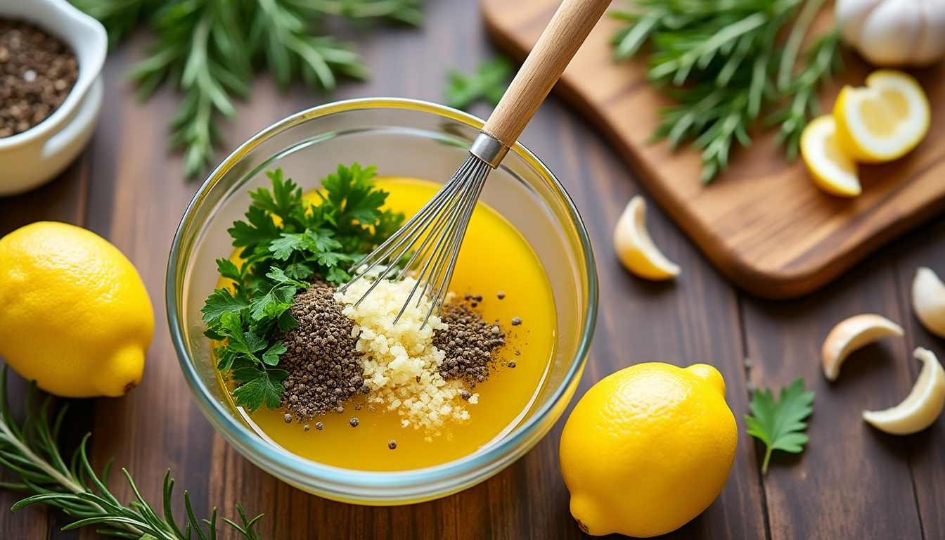 découvrez nos astuces pour réussir une marinade au citron halal, parfaite pour rehausser vos plats. suivez nos conseils simples et savoureux pour des viandes juteuses et pleines de saveurs. transformez vos repas en un véritable délice culinaire grâce à cette marinade fraîche et parfumée.