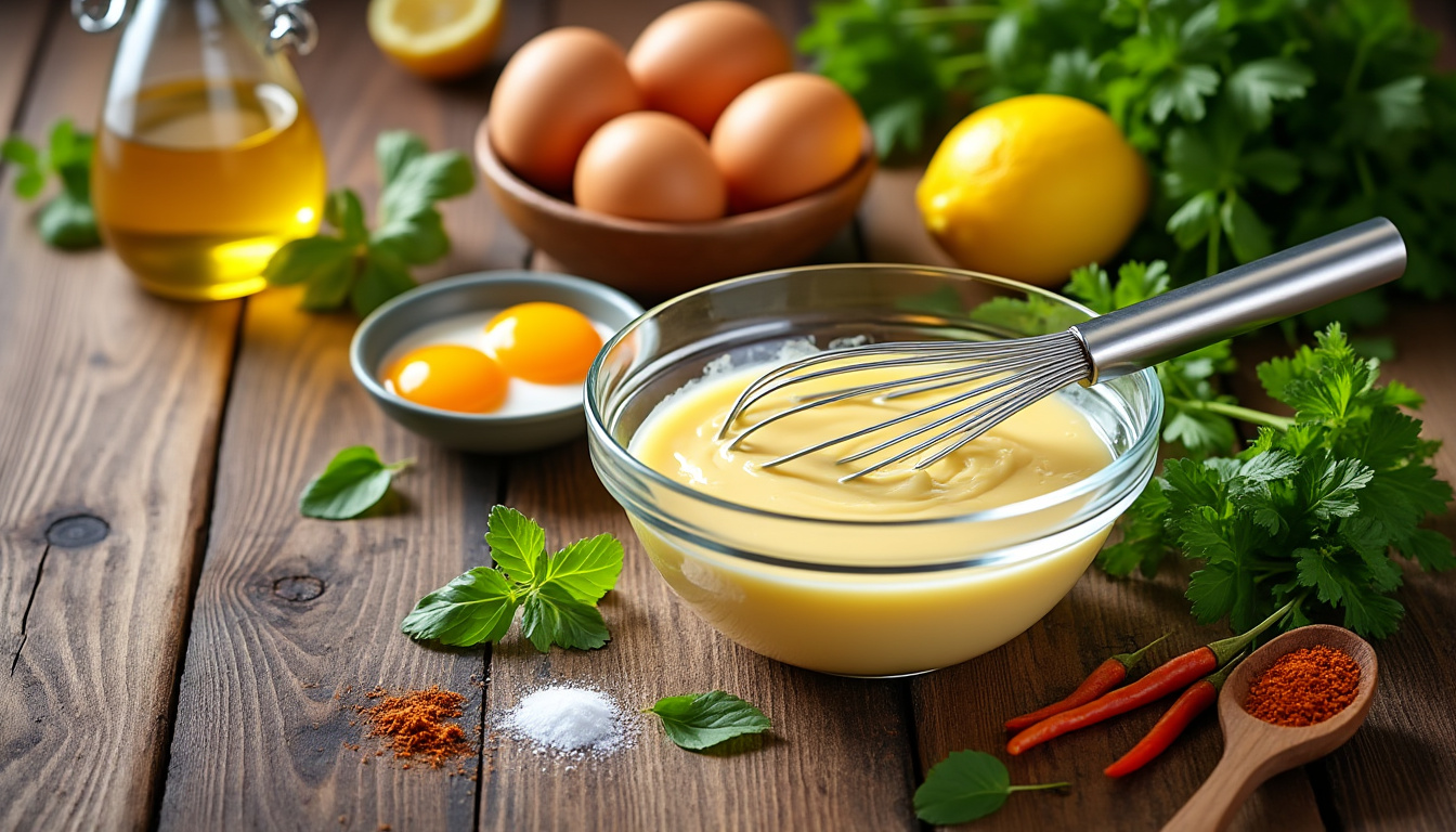 découvrez nos astuces infaillibles pour réaliser une mayonnaise maison halal délicieuse et onctueuse. suivez nos conseils simples et savoureux pour agrémenter vos plats tout en respectant vos convictions.