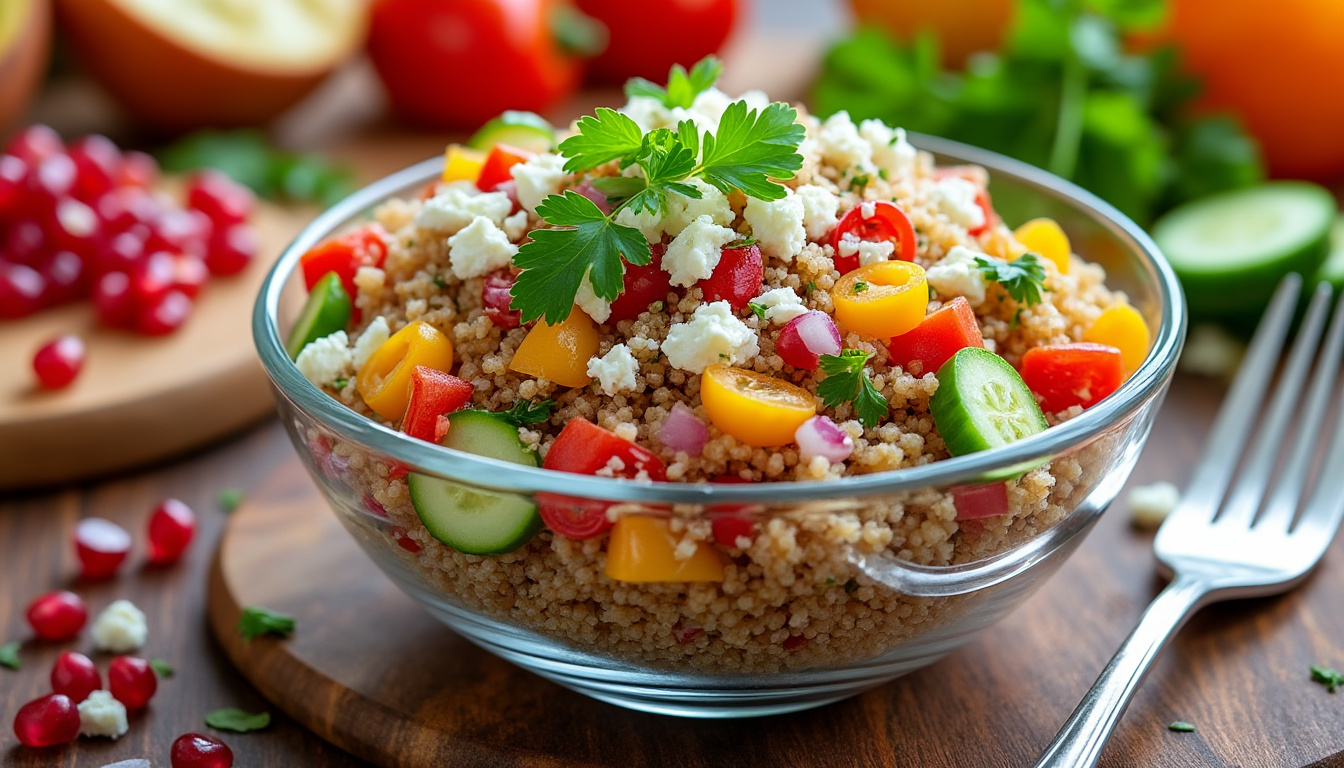 découvrez nos astuces pour réussir une délicieuse salade de quinoa colorée, entièrement halal. apprenez à marier les ingrédients frais et savoureux pour un plat équilibré, sain et plein de couleurs qui ravira vos papilles.