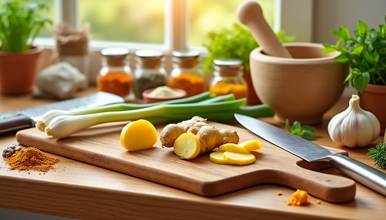 découvrez des astuces simples et délicieuses pour incorporer du gingembre frais halal dans vos recettes. améliorez vos plats avec cette épice aux multiples bienfaits, tout en respectant vos convictions alimentaires. idéal pour rehausser le goût de vos mets et profiter des vertus santé du gingembre.