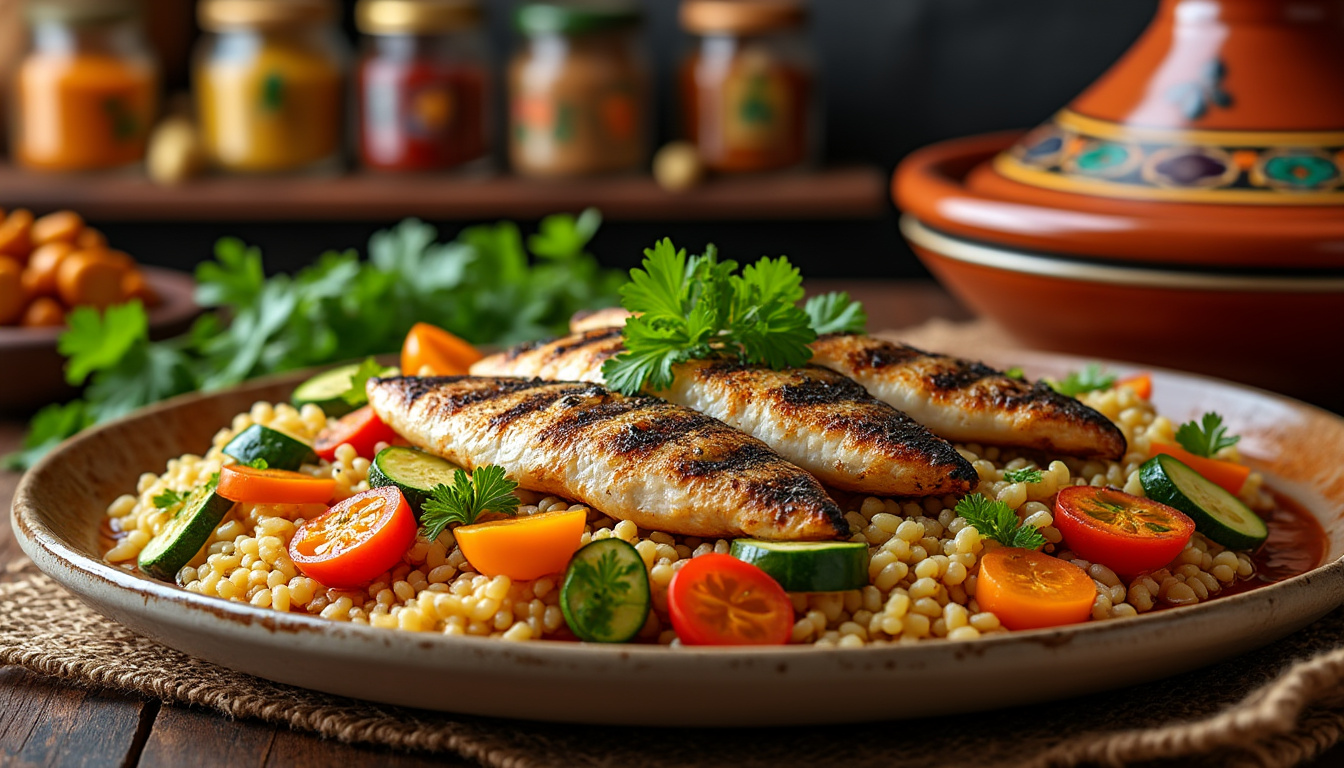 découvrez notre délicieuse recette de couscous au poisson halal, alliant des saveurs authentiques et des ingrédients frais. parfait pour un repas convivial en famille ou entre amis, ce plat savoureux saura ravir vos papilles et apporter une touche d'exotisme à votre table.