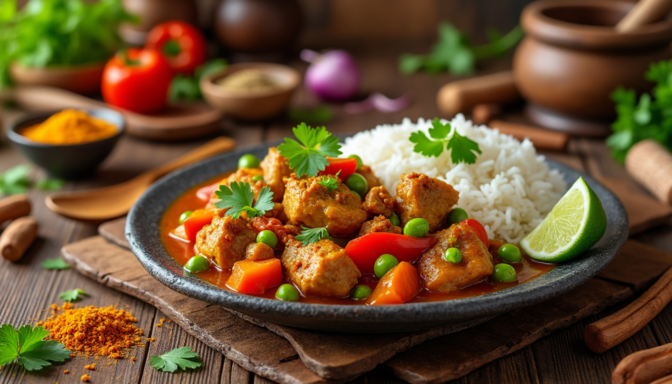 découvrez une recette savoureuse de curry de dinde aux légumes halal, parfaite pour un repas convivial en famille ou entre amis. cette préparation allie des épices délicates et des légumes frais pour un plat équilibré et réconfortant. suivez nos étapes simples et profitez d'un voyage culinaire plein de saveurs.