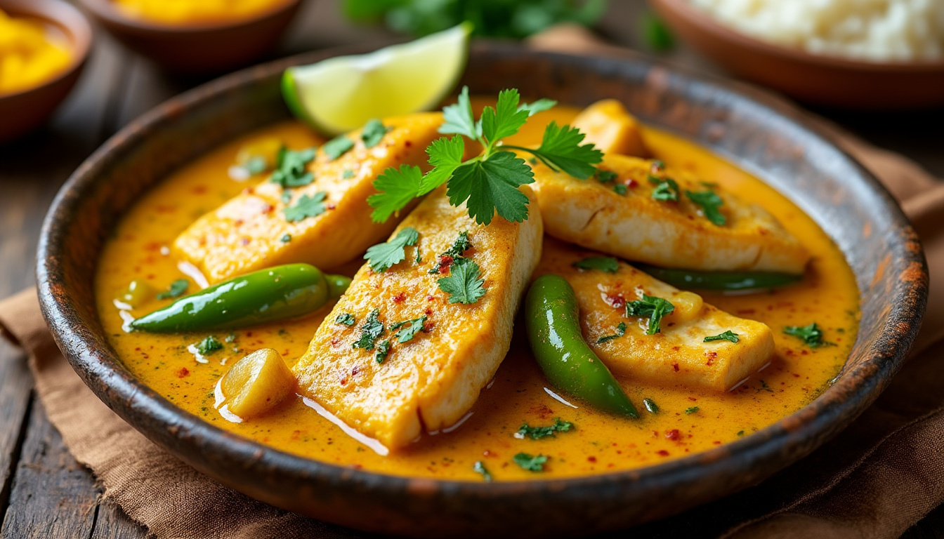 découvrez une délicieuse recette de curry de poisson halal, alliant épices envoûtantes et ingrédients frais. parfaite pour un repas savoureux et respectueux des traditions culinaires. suivez notre étape par étape pour réaliser ce plat réconfortant qui ravira vos invités !