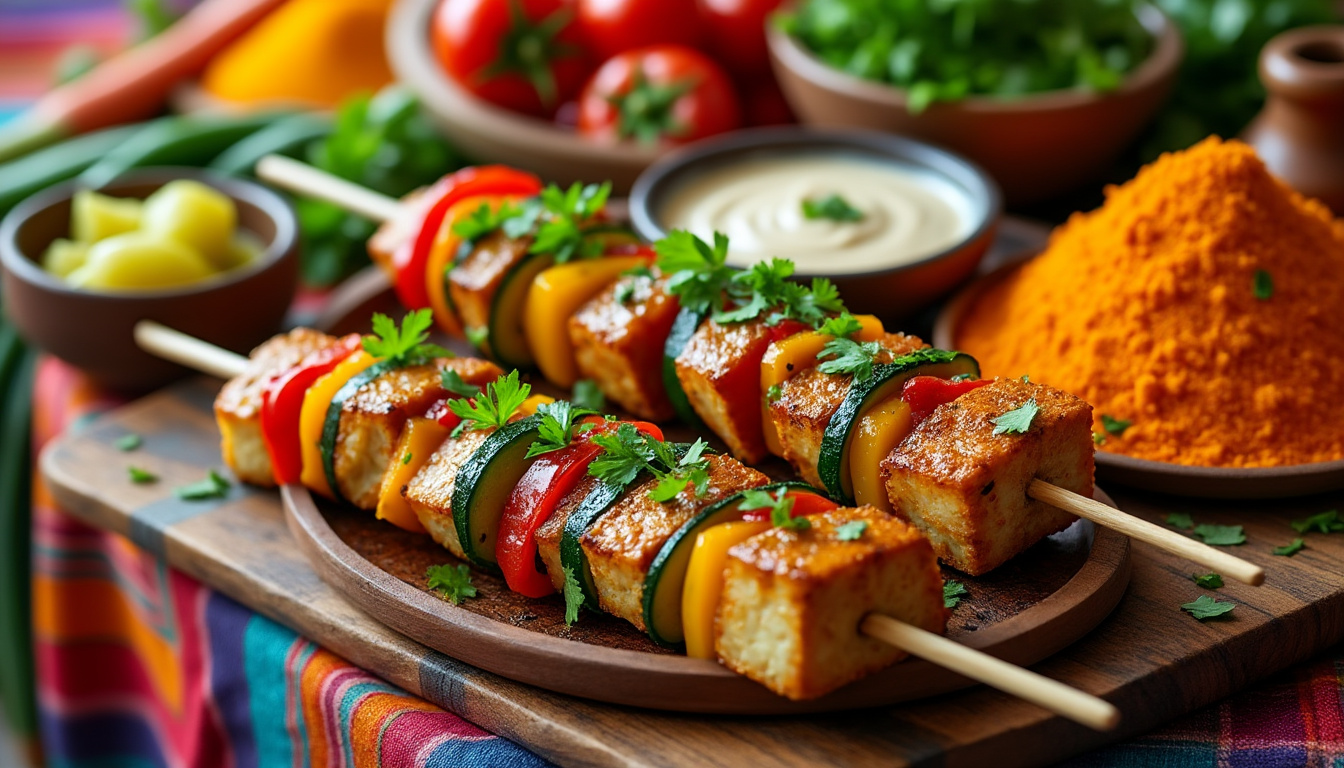 découvrez notre délicieuse recette de kebab végétarien halal, savoureuse et facile à préparer. idéale pour un repas rapide et sain, ce kebab est rempli de légumes frais et d'épices aromatiques, offrant une alternative gourmande et respectueuse des régimes alimentaires. parfait pour les végétariens et ceux qui cherchent à savourer un plat raffiné sans viande.