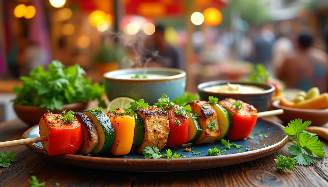 découvrez cette délicieuse recette de kebab végétarien halal, alliant saveurs authentiques et ingrédients frais. idéale pour tous les gourmands, elle vous offre une alternative saine et savoureuse aux traditions. parfait pour vos repas entre amis ou en famille !