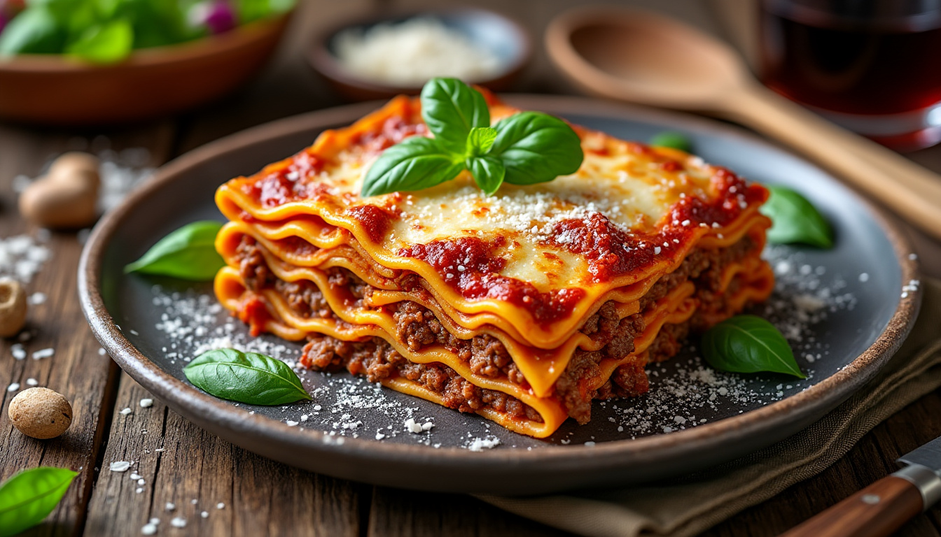découvrez notre savoureuse recette de lasagnes halal au bœuf, un plat réconfortant parfait pour toute la famille. facile à réaliser, ces lasagnes riches en saveurs et en textures vous séduiront à coup sûr !