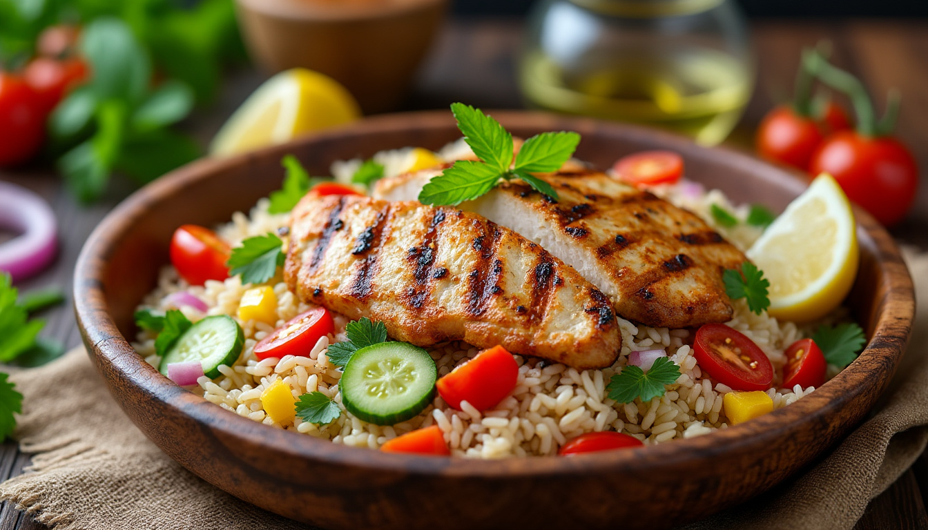 découvrez une délicieuse recette de salade de riz halal, parfaite pour vos repas en famille ou vos pique-niques. cette salade colorée, légère et savoureuse allie ingrédients frais et épices, pour un plat équilibré et gourmand. idéale pour toutes les occasions, elle ravira vos convives tout en respectant vos choix alimentaires.