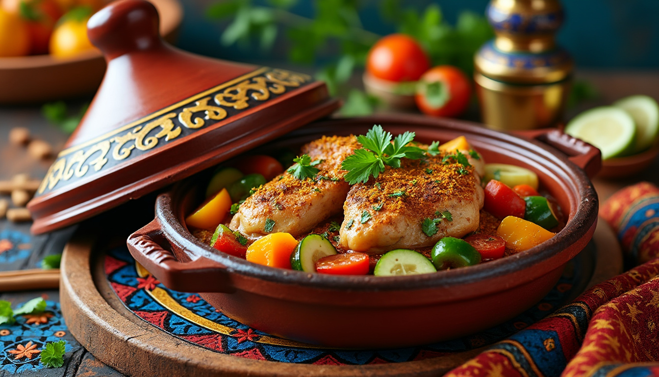 découvrez notre délicieuse recette de tajine de dinde halal, parfumée aux épices marocaines. un plat savoureux et réconfortant, idéal pour vos repas en famille ou entre amis. suivez nos étapes simples pour préparer ce délice qui ravira vos papilles!