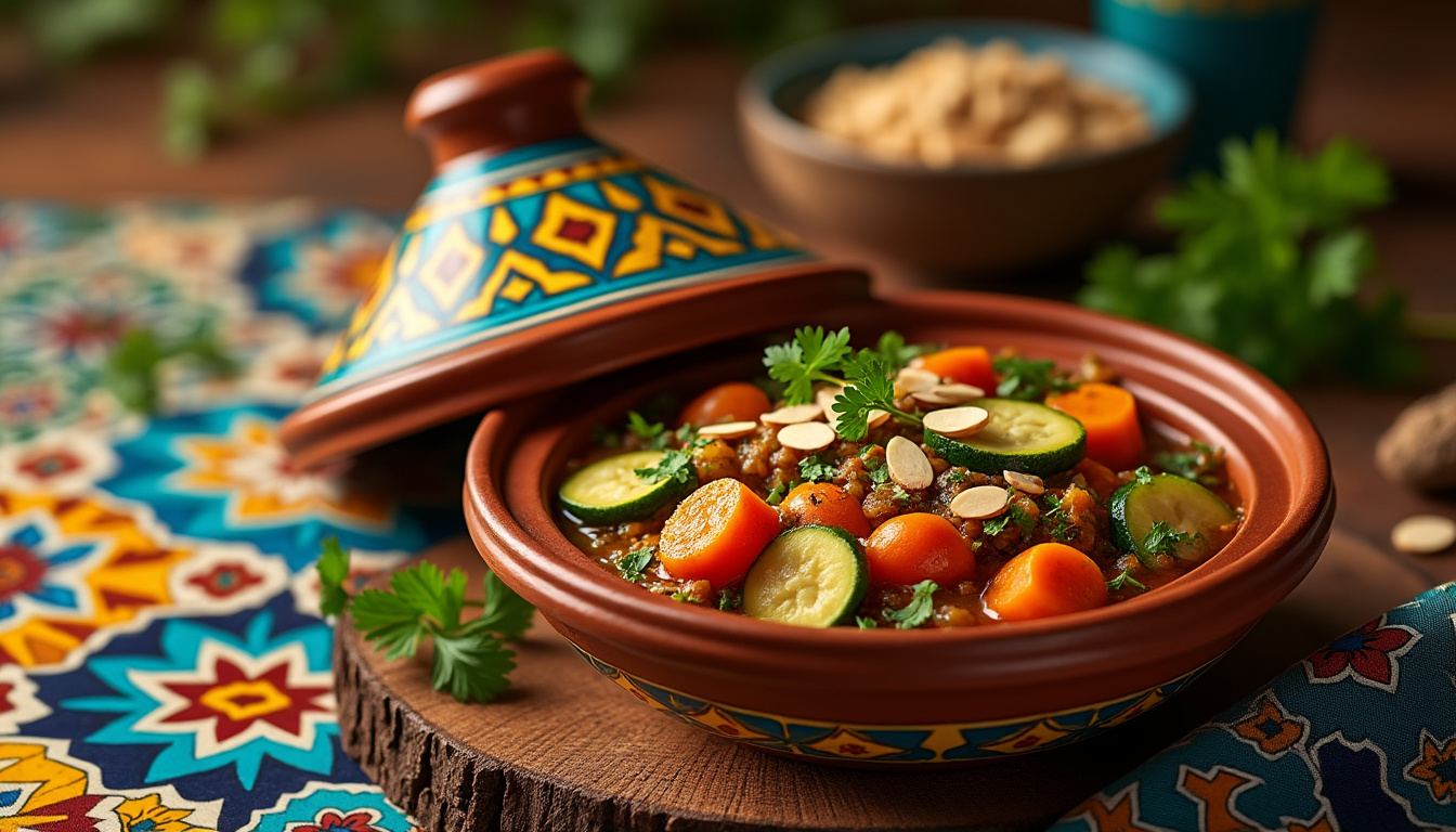 découvrez notre délicieuse recette de tajine de légumes au lait de coco halal. cette préparation savoureuse allie la douceur du lait de coco à une variété de légumes frais, pour un plat réconfortant et nourrissant qui ravira vos convives. parfaite pour les amateurs de cuisine saine et pleine de saveurs!