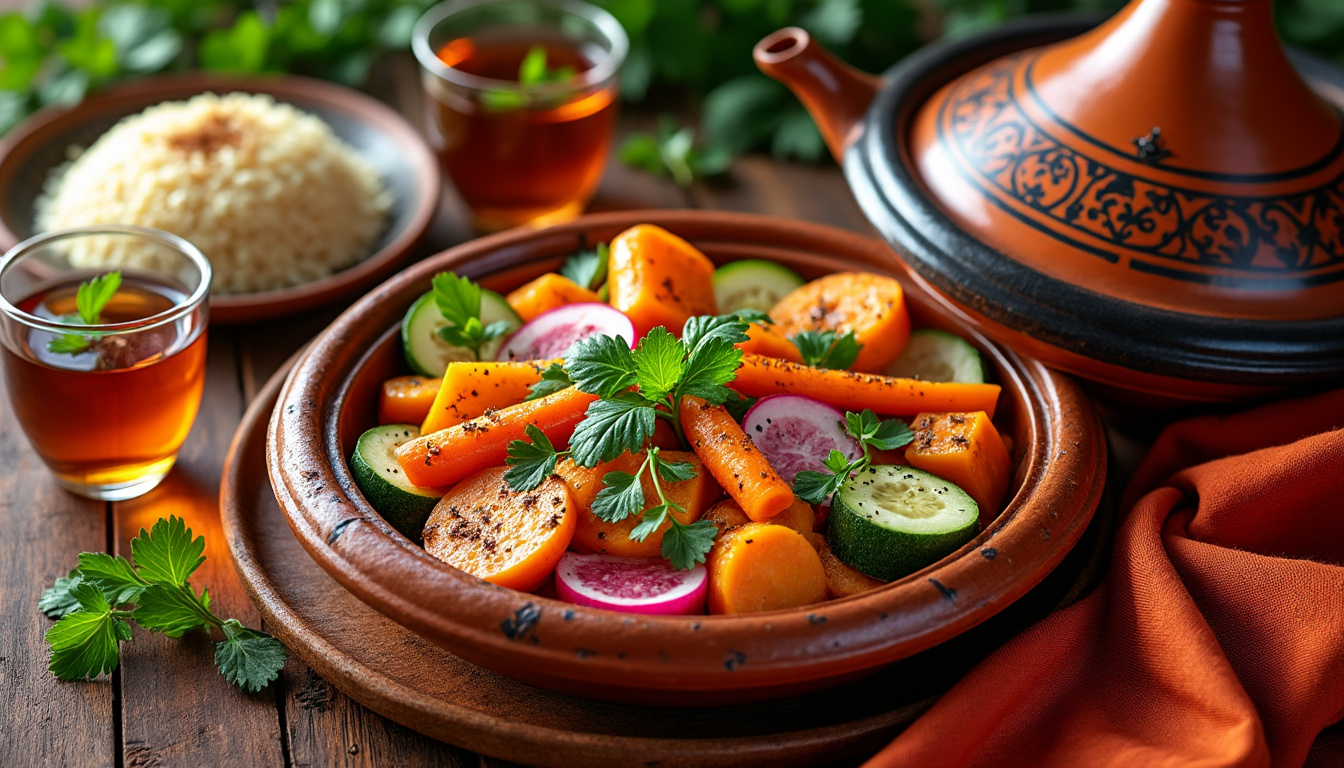 découvrez notre délicieuse recette de tajine de légumes d’hiver halal, un plat réconfortant qui allie saveurs authentiques et ingrédients de saison. idéal pour régaler vos convives et profiter de l’hiver tout en respectant vos choix alimentaires.