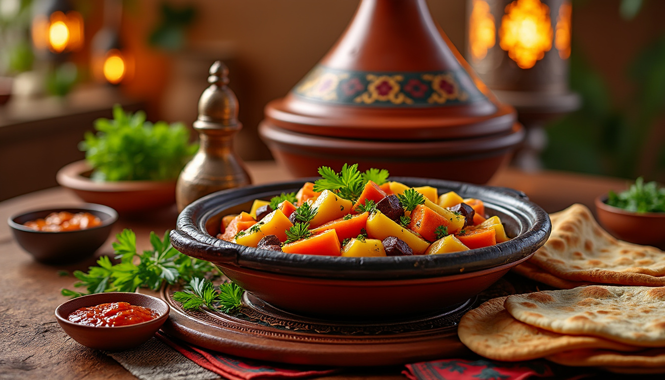 découvrez notre délicieuse recette de tajine de légumes racines halal, un plat réconfortant et savoureux qui saura ravir les papilles de toute la famille. facile à préparer, ce tajine allie des légumes frais et des épices délicates pour une explosion de saveurs authentiques.