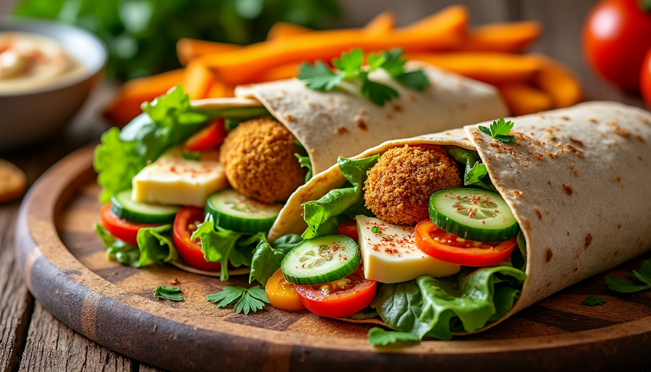 découvrez une délicieuse recette de wrap végétarien halal, alliant saveurs et ingrédients frais pour un repas sain et savoureux. parfait pour vos déjeuners ou dîners rapides, ce wrap est facile à préparer et saura satisfaire tous les palais.