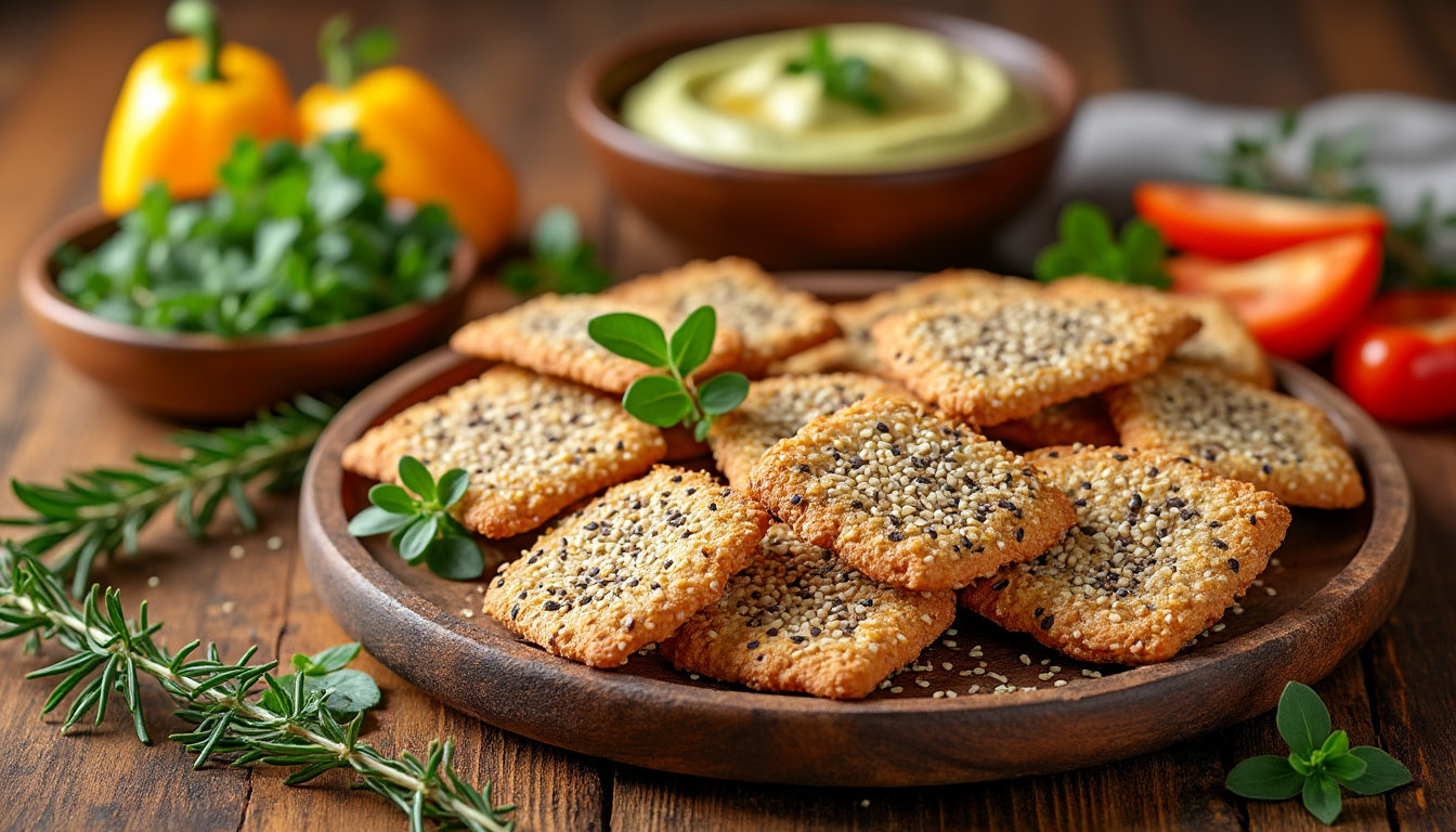 découvrez nos astuces simples et délicieuses pour préparer des crackers aux graines halal. parfaits pour accompagner vos dips ou grignoter à tout moment, ces crackers faits maison allient santé et gourmandise. suivez notre recette facile et savoureuse !