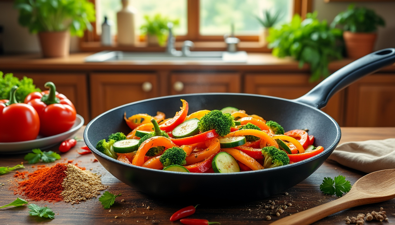 découvrez notre astuce infaillible pour préparer des légumes sautés savoureux et épicés, tout en respectant les exigences halal. apprenez à mélanger les saveurs et à sublimer vos plats avec des épices délicieuses, pour régaler vos proches lors des repas.