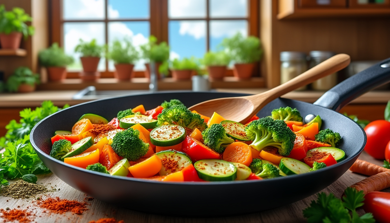 découvrez notre astuce simple et rapide pour préparer de délicieux légumes sautés aux épices halal. éveillez vos papilles avec des recettes savoureuses qui mettent en avant des ingrédients frais et des saveurs authentiques. idéal pour un plat sain et gourmand !