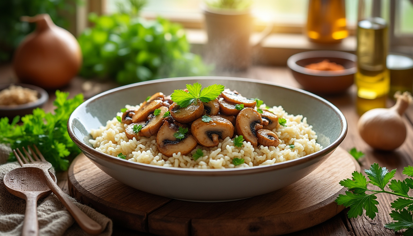 découvrez notre astuce simple et rapide pour préparer un délicieux riz aux champignons halal. suivez nos conseils pour savourer un plat savoureux et réconfortant, tout en respectant les principes halal.