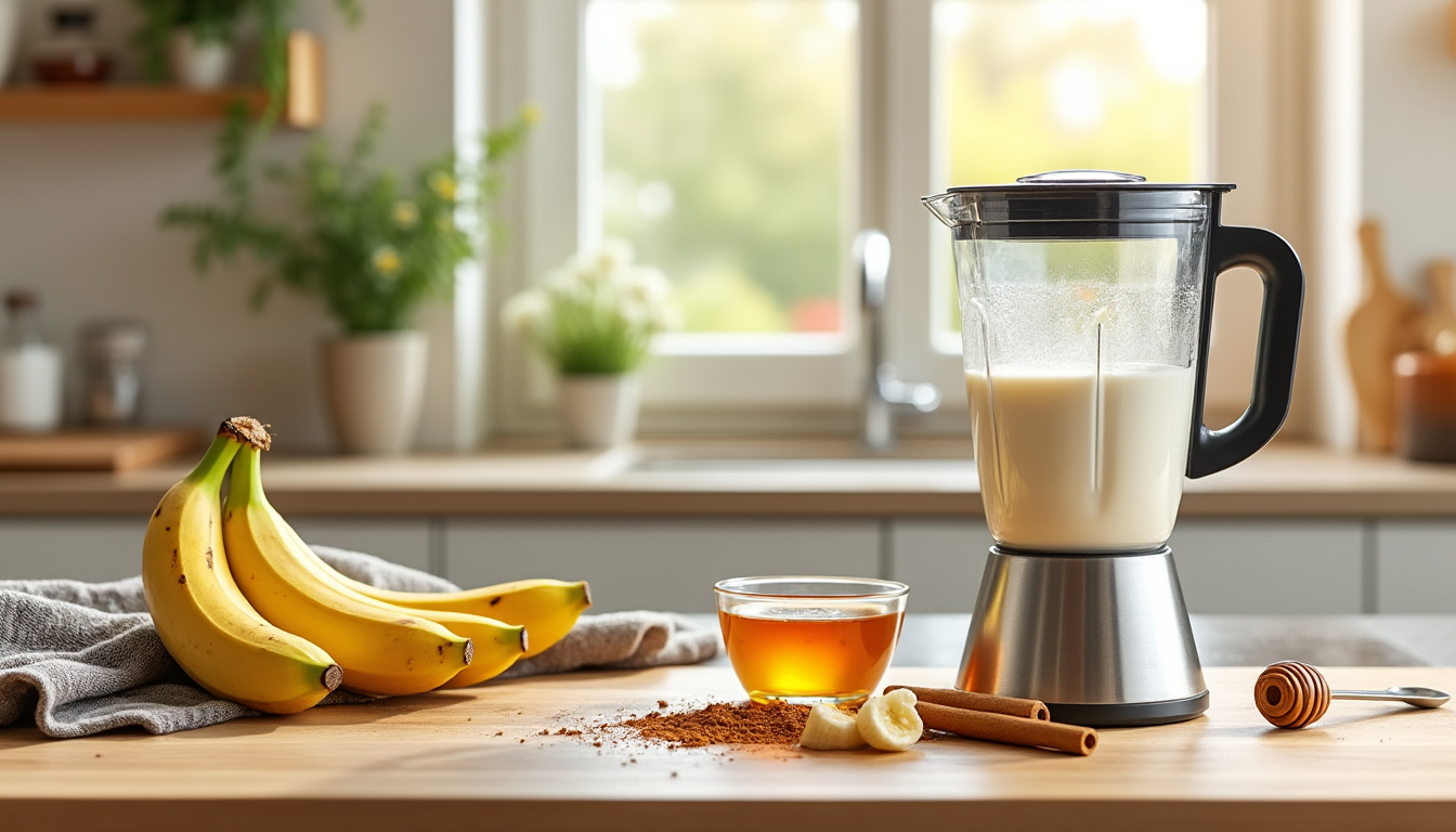 découvrez notre astuce facile et rapide pour préparer un délicieux smoothie à la banane, respectant les règles halal. parfait pour une collation saine et énergisante, ce smoothie ravira vos papilles avec une touche de douceur naturelle.