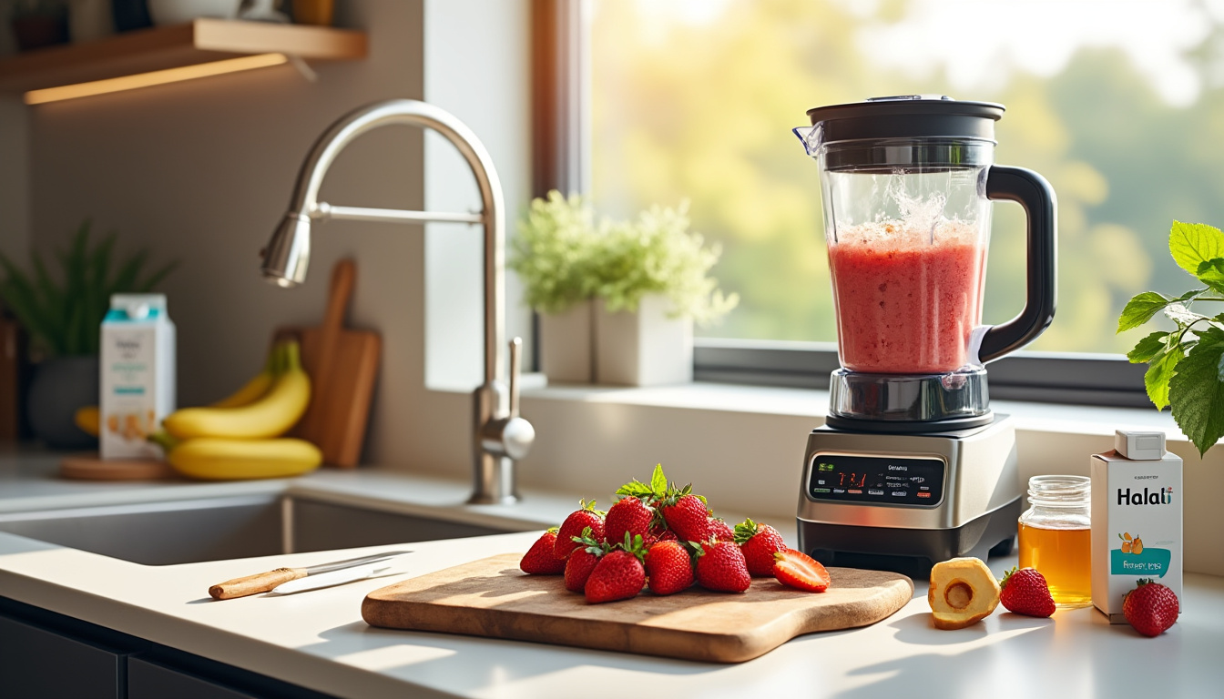 découvrez notre astuce facile et rapide pour préparer un délicieux smoothie à la fraise halal. profitez d'une recette saine et savoureuse qui ravira vos papilles, idéale pour les chaudes journées d'été.