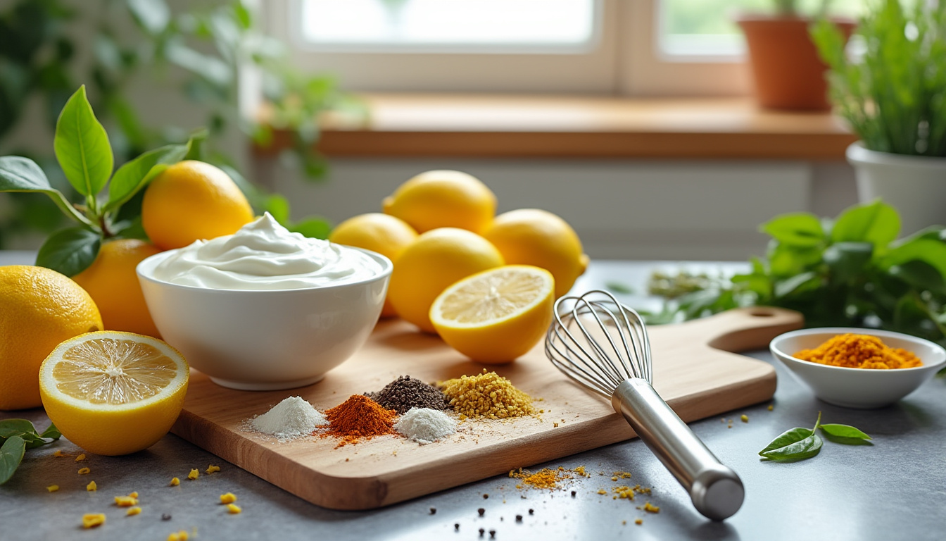 découvrez l'astuce parfaite pour préparer une marinade au yaourt et citron halal. idéale pour rehausser vos viandes et légumes, cette recette simple et savoureuse apportera une touche méditerranéenne à vos plats. en quelques étapes, réalisez une marinade délicieuse qui séduira tous vos convives.