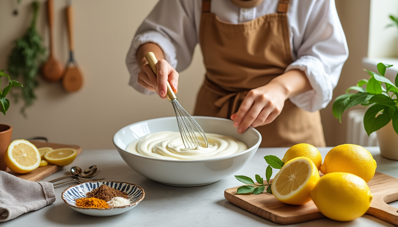 découvrez une astuce simple et délicieuse pour préparer une marinade au yaourt et citron, idéale pour vos viandes halal. apportez une touche de fraîcheur et de saveurs méditerranéennes à vos plats avec cette recette facile à réaliser.